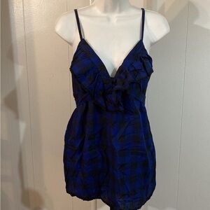 Passport Ruffle Tie Top NWT size L